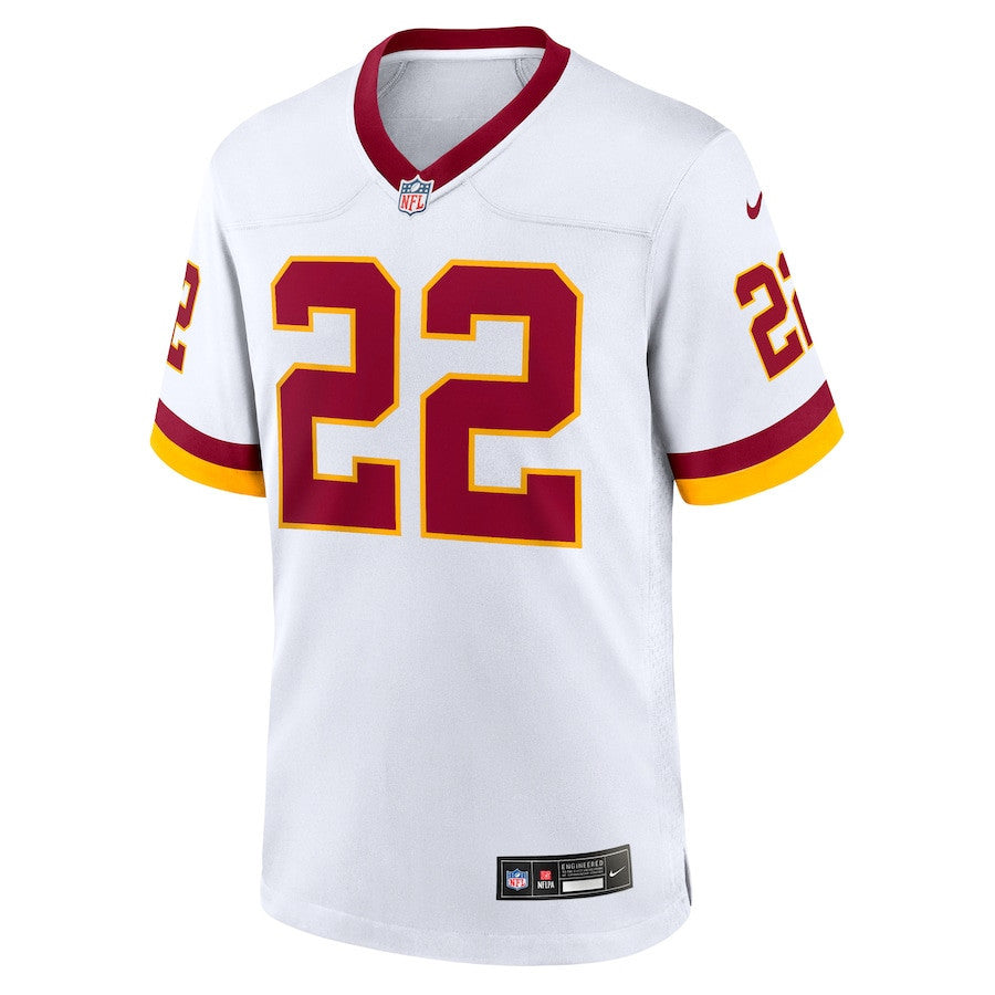 Jacory Croskey-Merritt 22 Washington Commanders Game Super Bowl Era Men Jersey - White