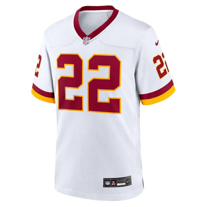 Jacory Croskey-Merritt 22 Washington Commanders Game Super Bowl Era Men Jersey - White