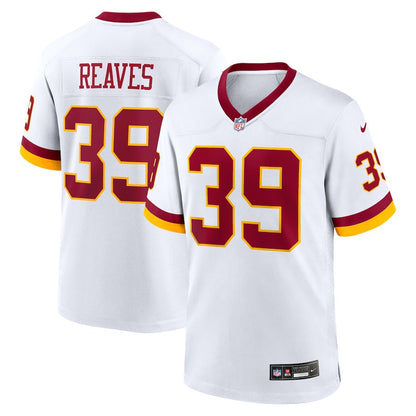 Jeremy Reaves 39 Washington Commanders Game Super Bowl Era Men Jersey - White