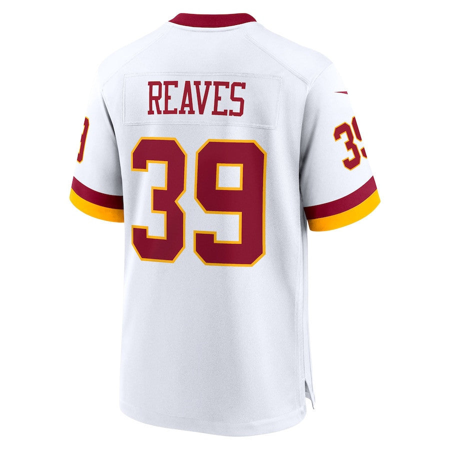Jeremy Reaves 39 Washington Commanders Game Super Bowl Era Men Jersey - White