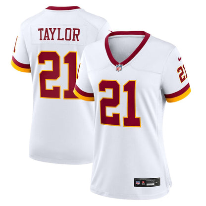 Sean Taylor 21 Washington Commanders Women's Game Super Bowl Era Jersey - White