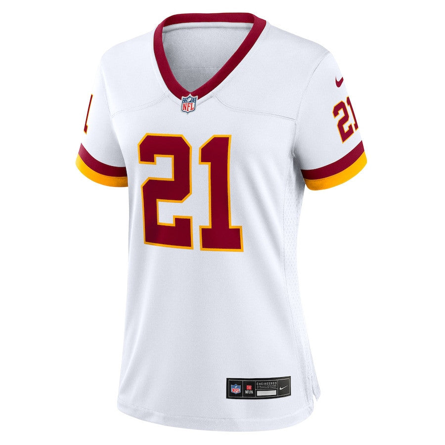 Sean Taylor 21 Washington Commanders Women's Game Super Bowl Era Jersey - White
