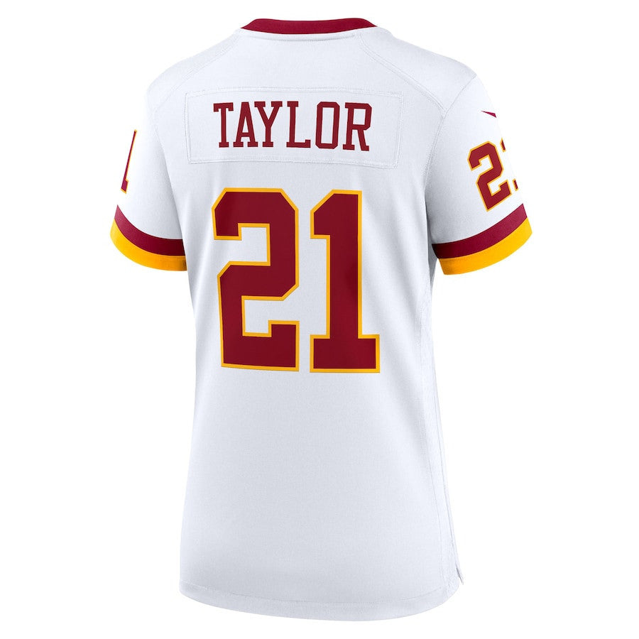 Sean Taylor 21 Washington Commanders Women's Game Super Bowl Era Jersey - White