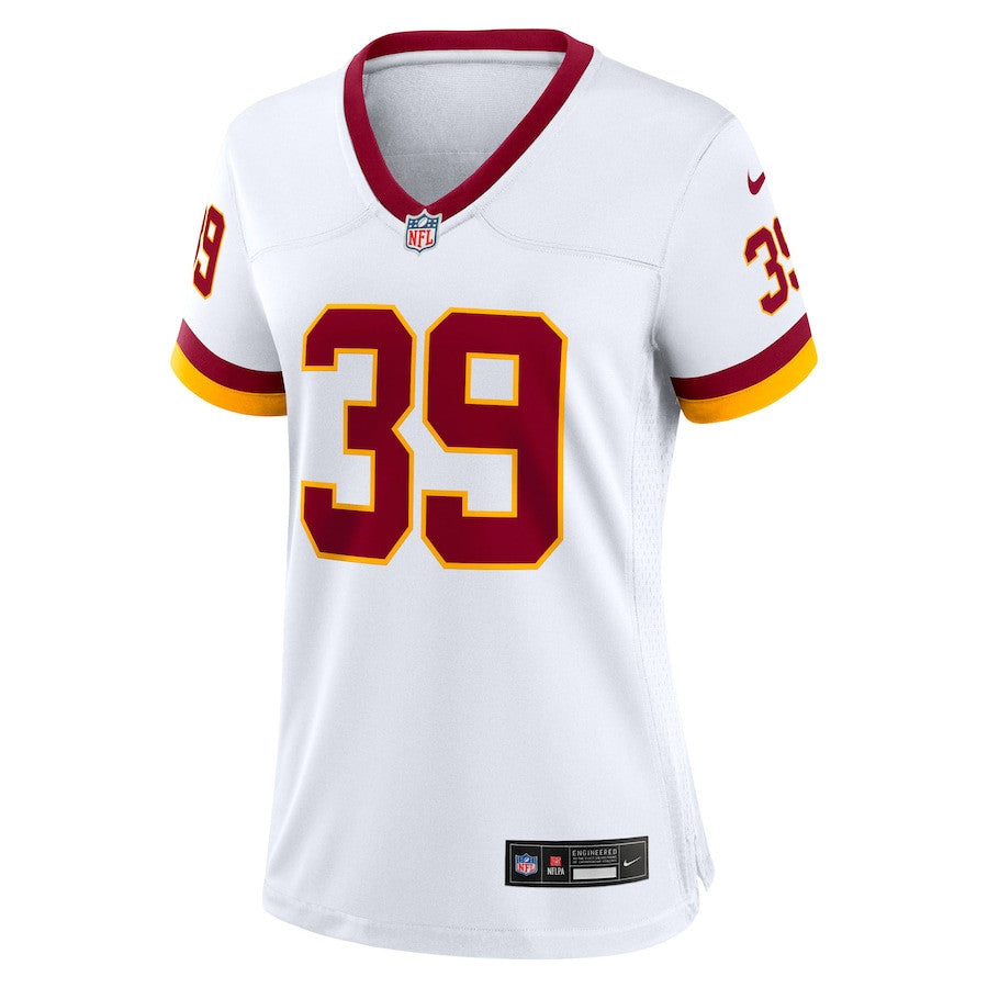 Jeremy Reaves 39 Washington Commanders Women's Game Super Bowl Era Jersey - White