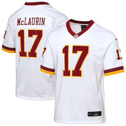 Terry McLaurin 17 Washington Commanders YOUTH Game Super Bowl Era Jersey - White