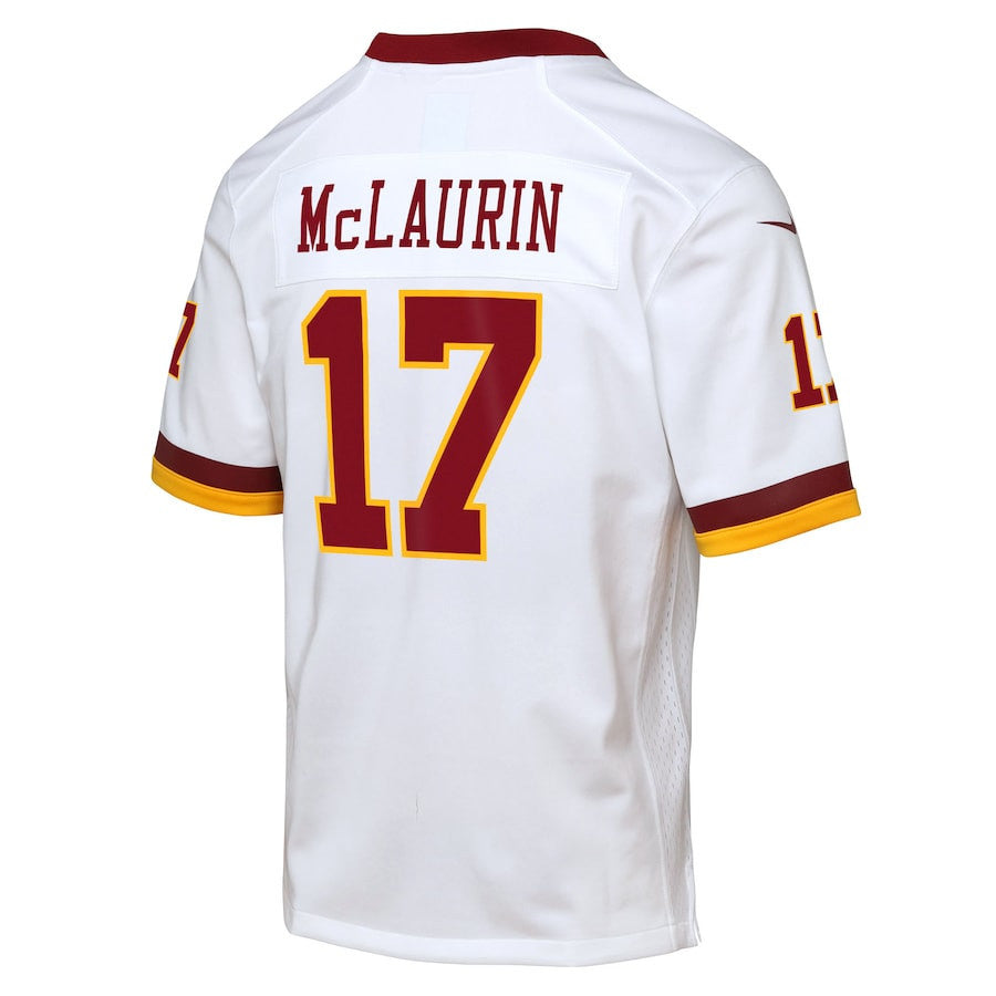 Terry McLaurin 17 Washington Commanders YOUTH Game Super Bowl Era Jersey - White