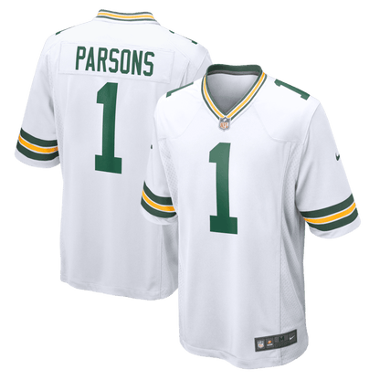 Micah Parsons 1 Green Bay Packers Game Player Men Jersey - White
