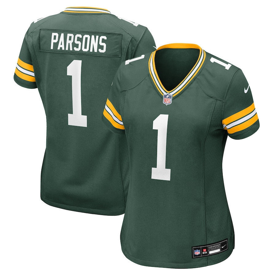 Micah Parsons 1 Green Bay Packers Women's Game Player Jersey - Green