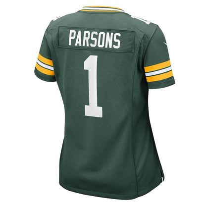 Micah Parsons 1 Green Bay Packers Women's Game Player Jersey - Green