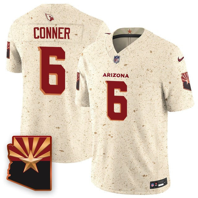 James Conner 6 Arizona Cardinals Vapor F.U.S.E. Limited Rivalry Series Men Jersey - Beige