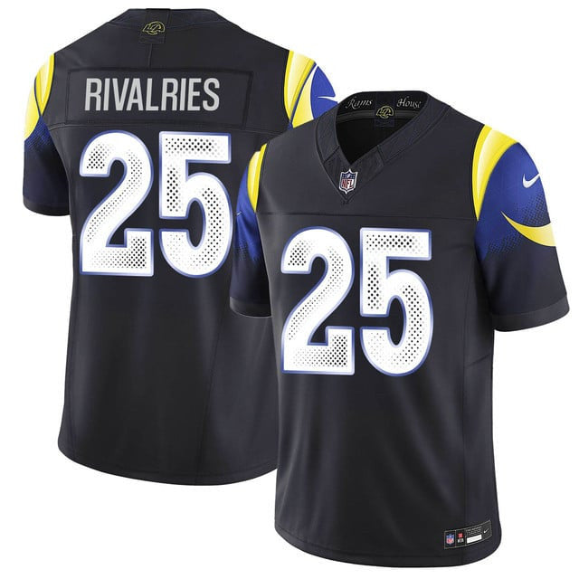 Rivalries 25 Los Angeles Rams Vapor F.U.S.E. Limited Rivalry Series Men Jersey - Black