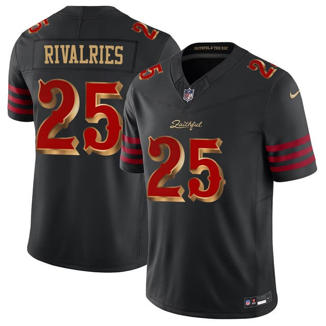 Rivalries 25 San Francisco 49ers Vapor F.U.S.E. Limited Rivalry Series Men Jersey - Black