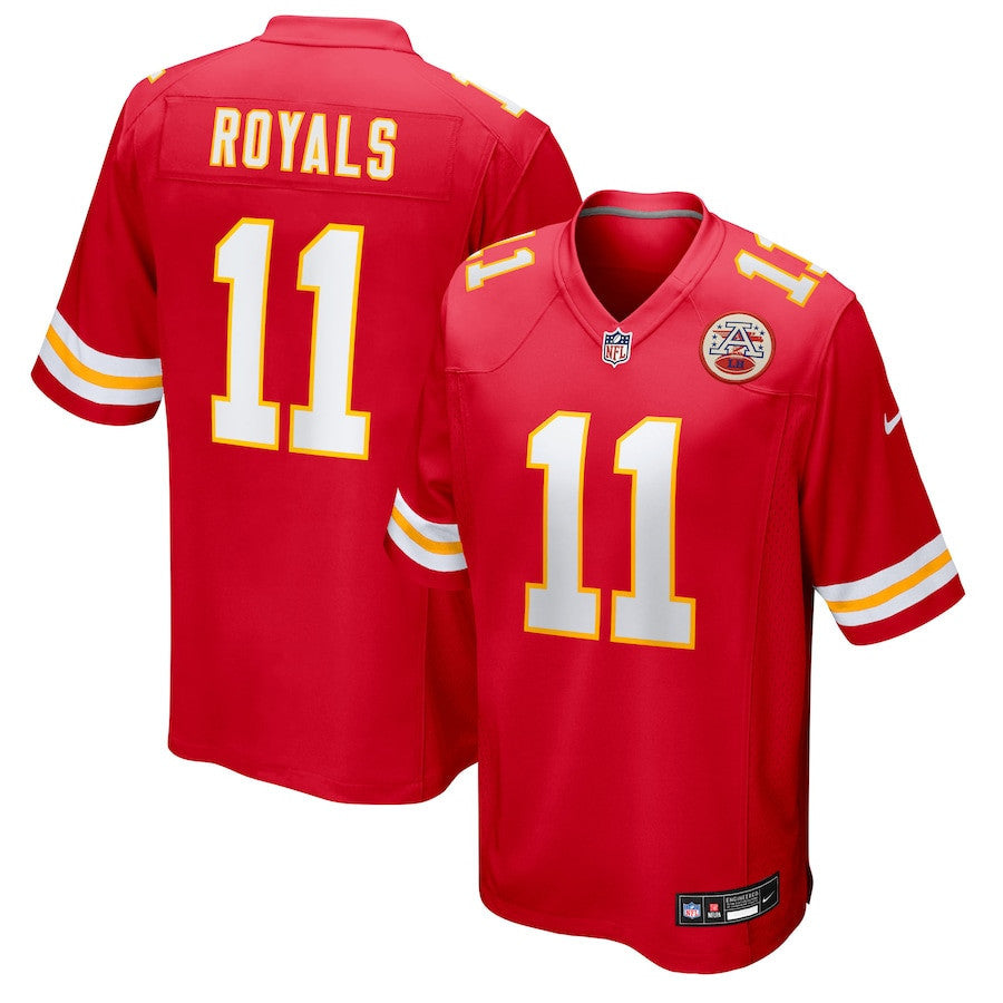Jalen Royals 11 Kansas City Chiefs Team Game Men Jersey - Red