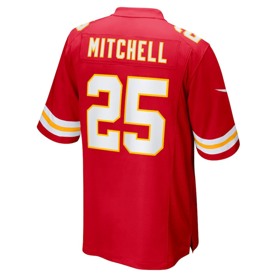 Elijah Mitchell 25 Kansas City Chiefs Team Game Men Jersey - Red