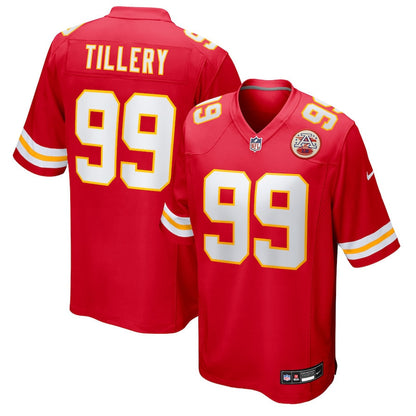 Jerry Tillery 99 Kansas City Chiefs Team Game Men Jersey - Red