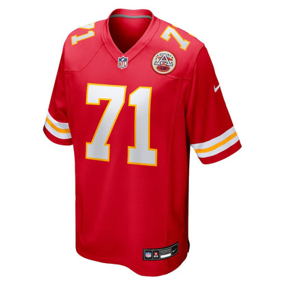 Josh Simmons 71 Kansas City Chiefs Team Game Men Jersey - Red