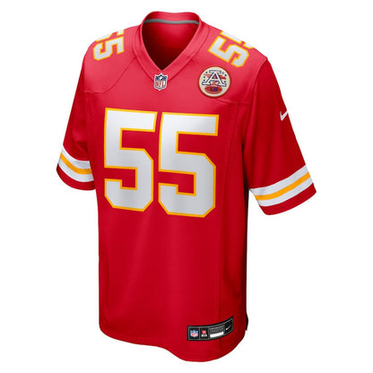 Omarr Norman-Lott 55 Kansas City Chiefs Team Game Men Jersey - Red