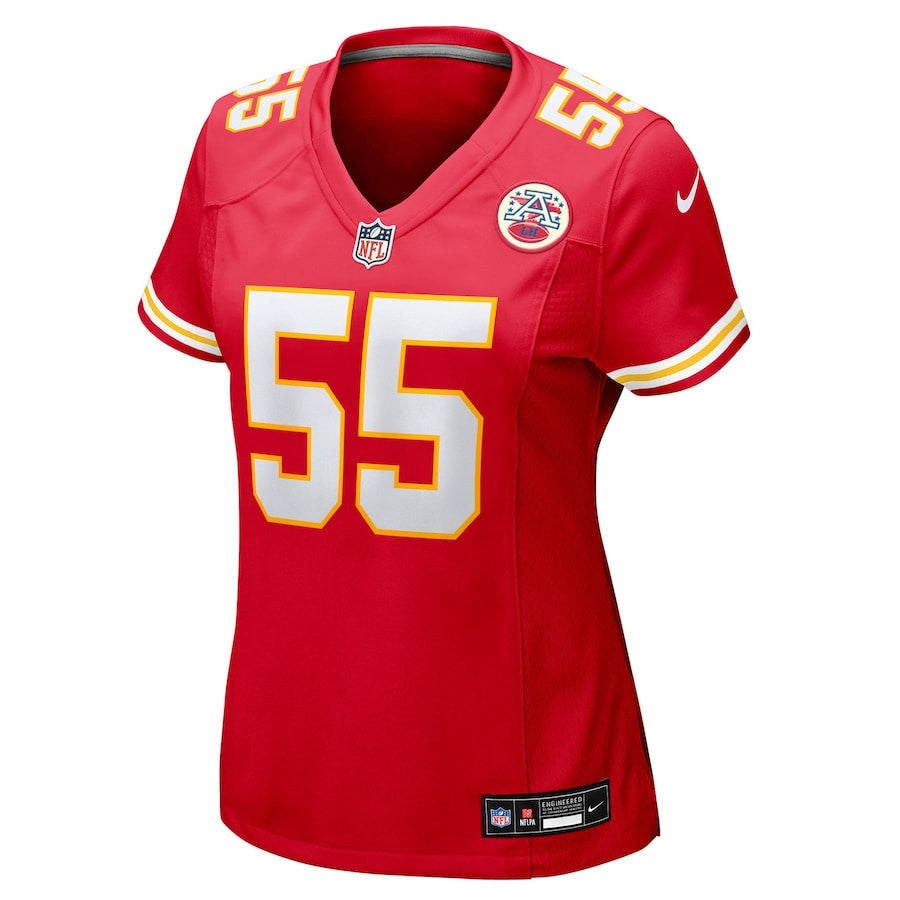 Omarr Norman-Lott 55 Kansas City Chiefs Women's Team Game Jersey - Red