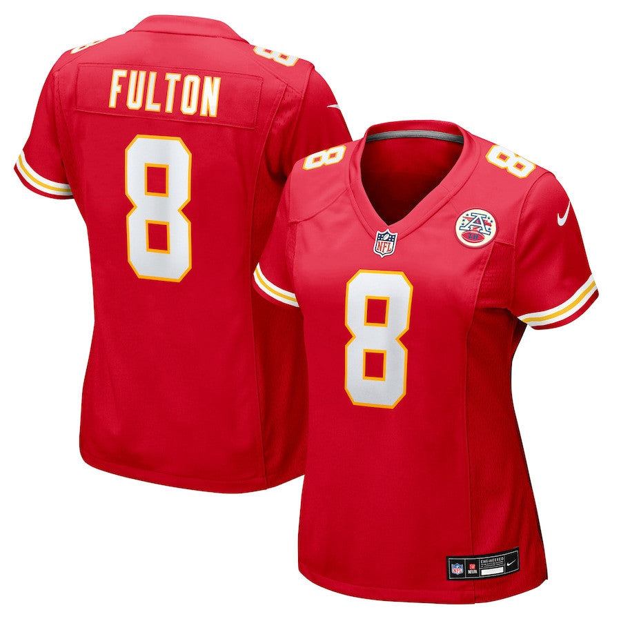 Kristian Fulton 8 Kansas City Chiefs Women's Team Game Jersey - Red