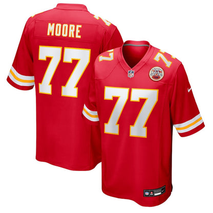 Jaylon Moore 77 Kansas City Chiefs Team Game Men Jersey - Red