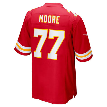 Jaylon Moore 77 Kansas City Chiefs Team Game Men Jersey - Red