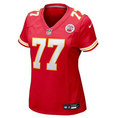Jaylon Moore 77 Kansas City Chiefs Women's Team Game Jersey - Red