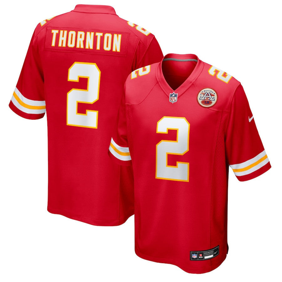 Tyquan Thornton 2 Kansas City Chiefs Team Game Men Jersey - Red