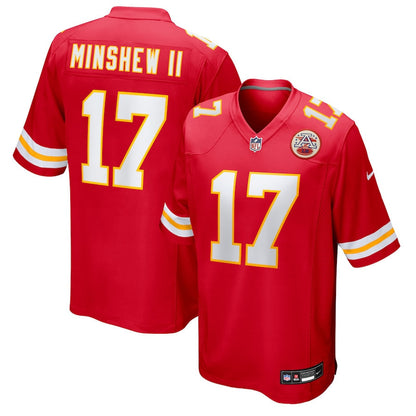 Gardner Minshew II 17 Kansas City Chiefs Team Game Men Jersey - Red