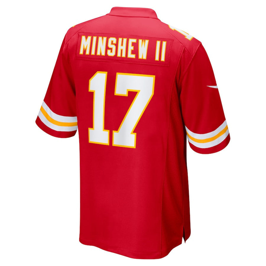 Gardner Minshew II 17 Kansas City Chiefs Team Game Men Jersey - Red