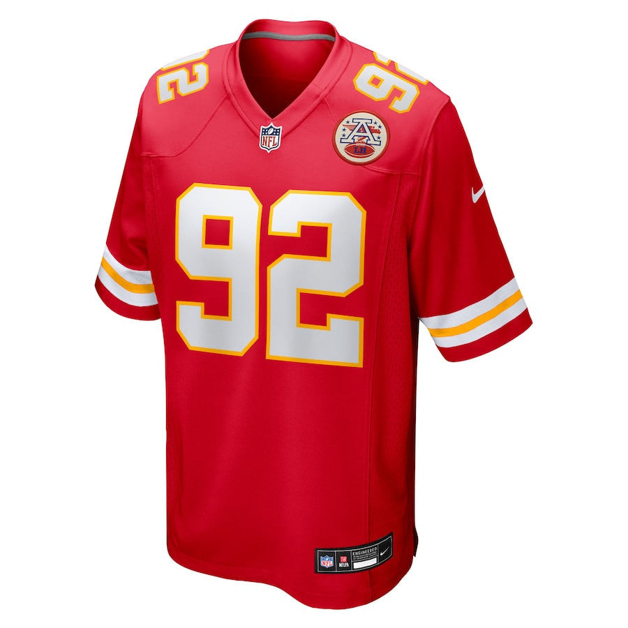 Derrick Nnadi 92 Kansas City Chiefs Team Game Men Jersey - Red