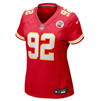 Derrick Nnadi 92 Kansas City Chiefs Women's Team Game Jersey - Red