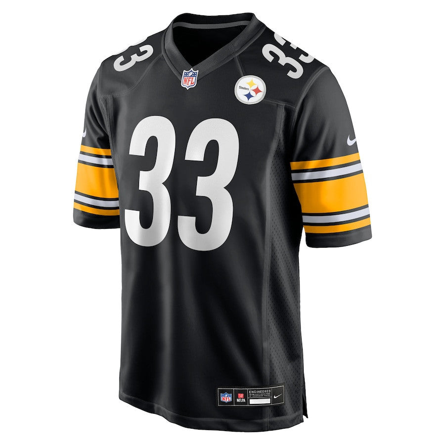 Jack Sawyer 33 Pittsburgh Steelers Team Game Men Jersey - Black