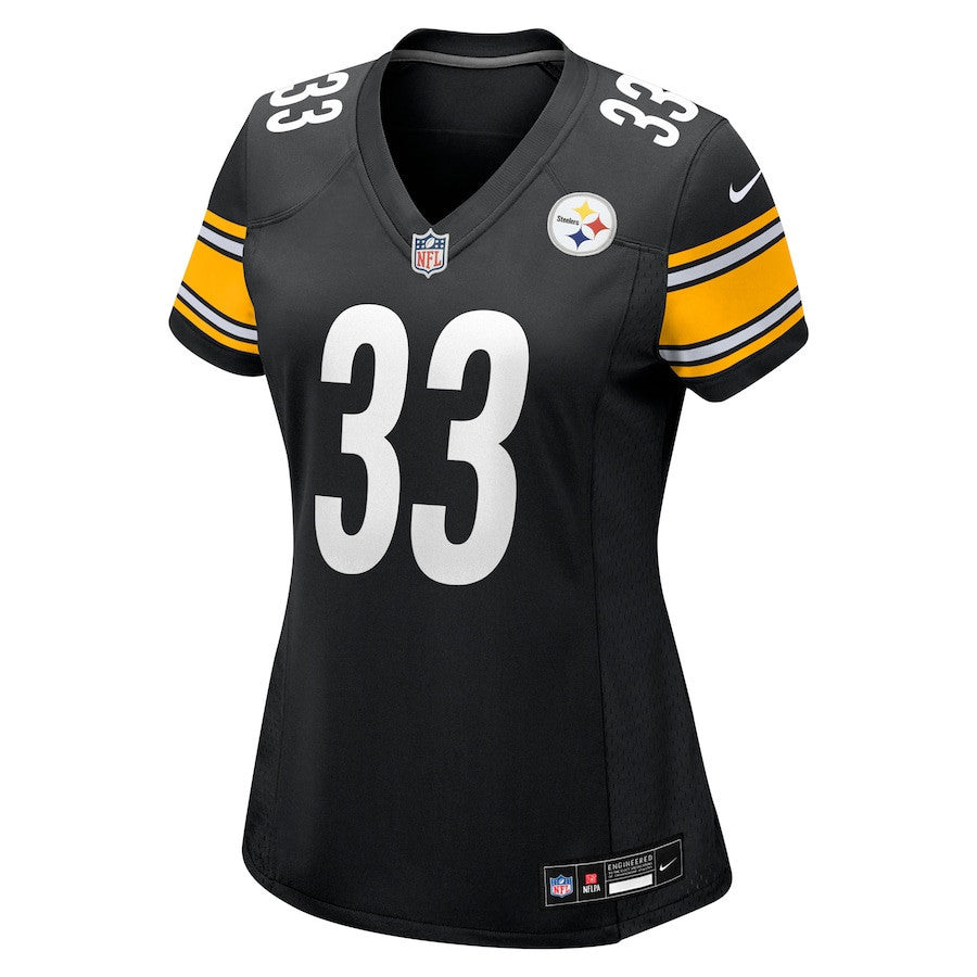Jack Sawyer 33 Pittsburgh Steelers Women's Team Game Jersey - Black