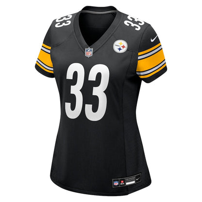 Jack Sawyer 33 Pittsburgh Steelers Women's Team Game Jersey - Black