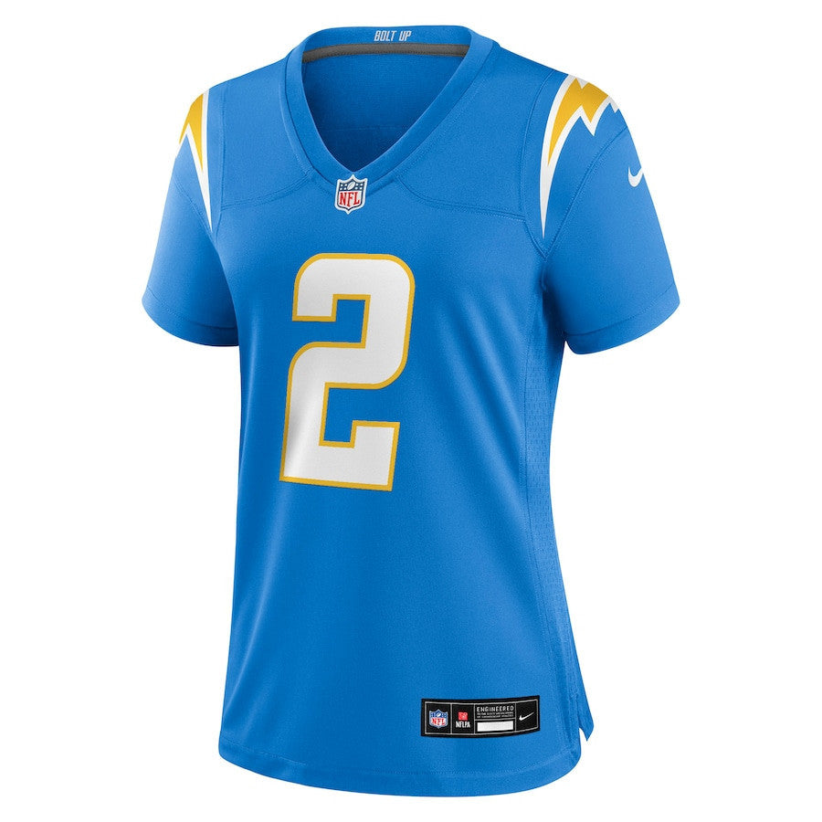 Elijah Molden 2 Los Angeles Chargers Women's Team Game Jersey - Powder Blue