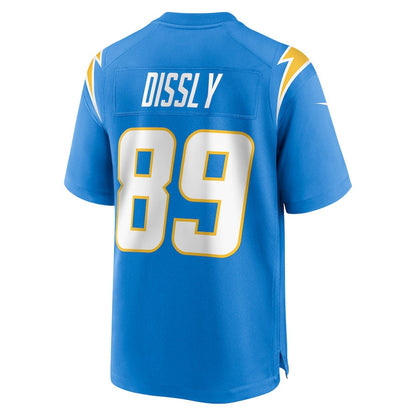 Will Dissly 89 Los Angeles Chargers Team Game Men Jersey - Powder Blue