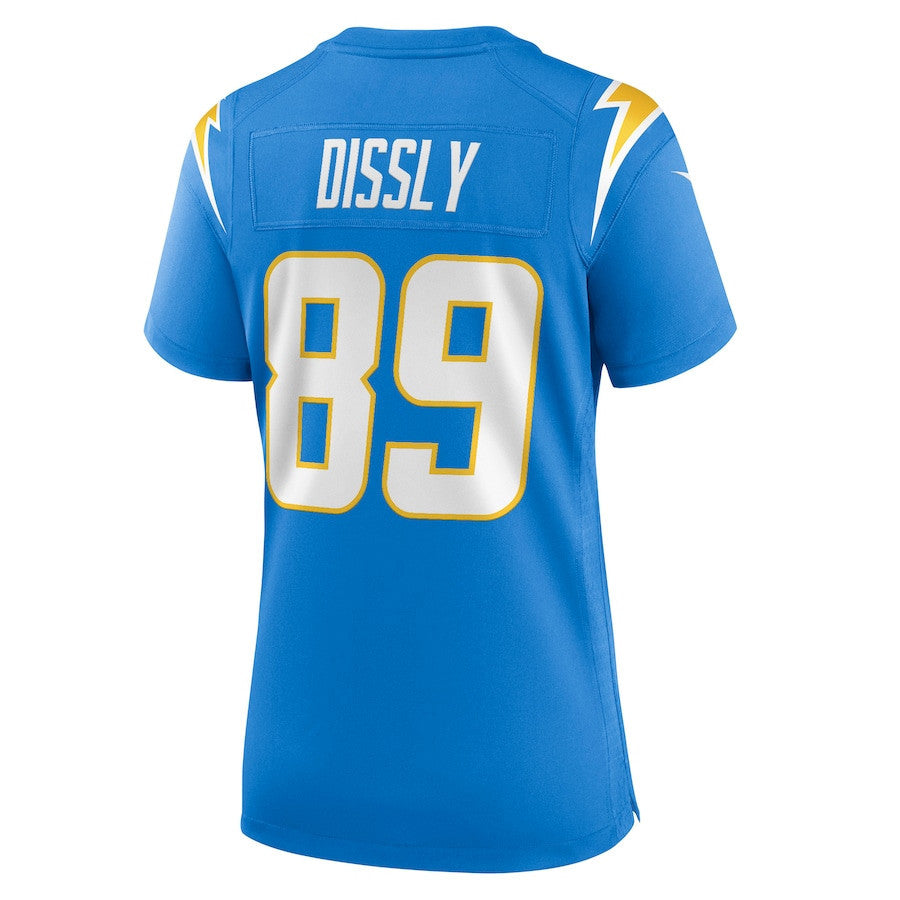 Will Dissly 89 Los Angeles Chargers Women's Team Game Jersey - Powder Blue