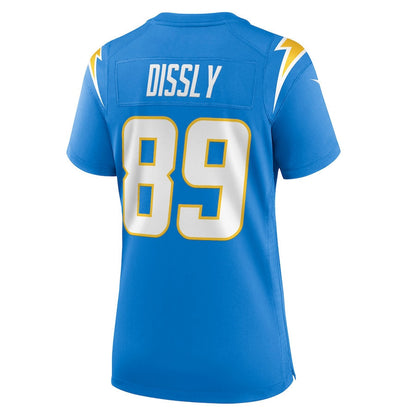 Will Dissly 89 Los Angeles Chargers Women's Team Game Jersey - Powder Blue