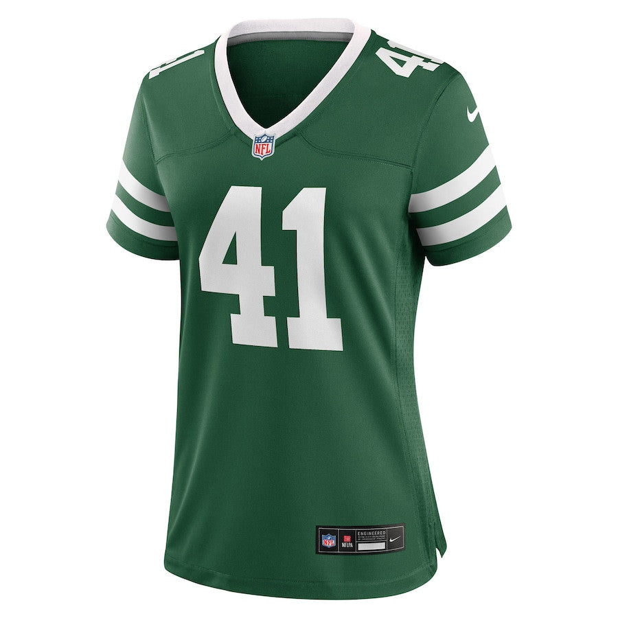Marcelino McCrary-Ball 41 New York Jets Women's Team Game Jersey - Legacy Green