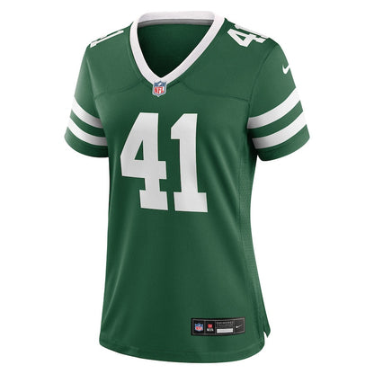 Marcelino McCrary-Ball 41 New York Jets Women's Team Game Jersey - Legacy Green
