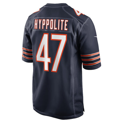 Ruben Hyppolite II 47 Chicago Bears Team Game Men Jersey - Navy
