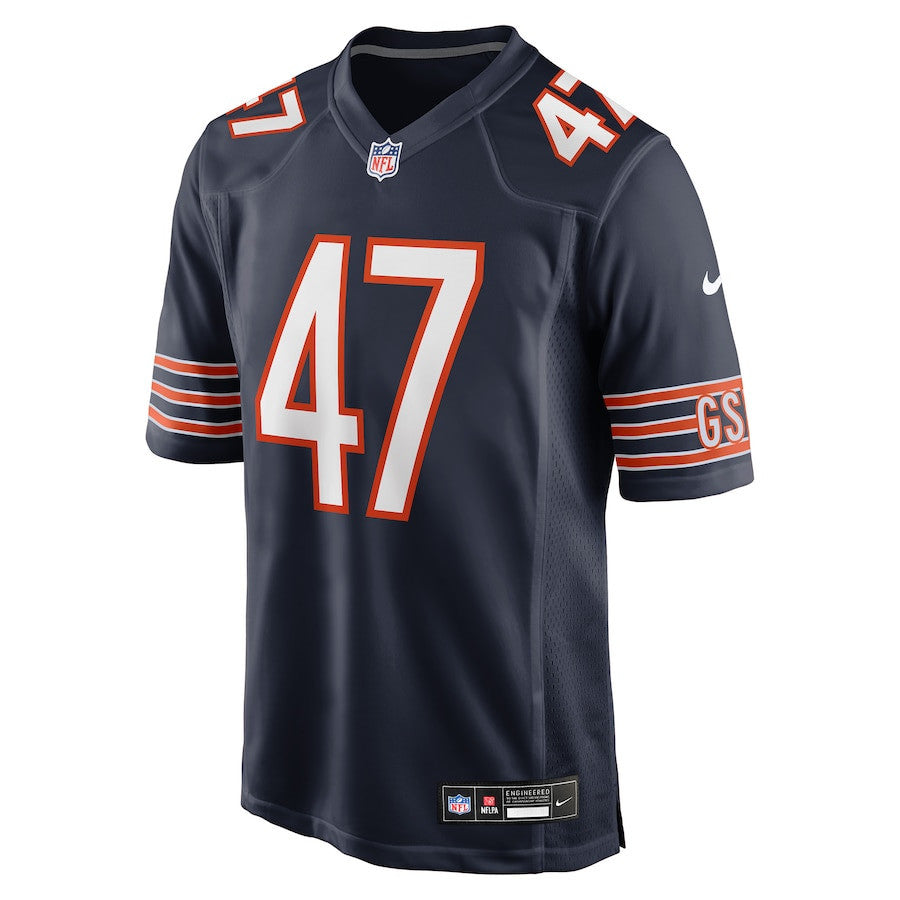 Ruben Hyppolite II 47 Chicago Bears Team Game Men Jersey - Navy