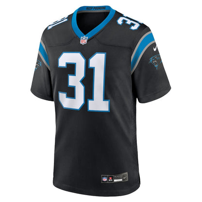 Corey Thornton 31 Carolina Panthers Team Game Men Jersey - Black