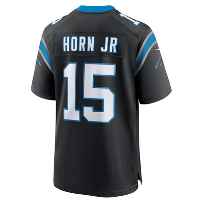 Jimmy Horn Jr 15 Carolina Panthers Team Game Men Jersey - Black
