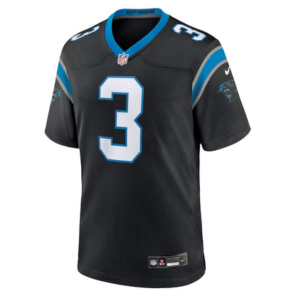 Princely Umanmielen 3 Carolina Panthers Team Game Men Jersey - Black