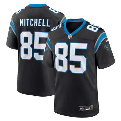 James Mitchell 85 Carolina Panthers Team Game Men Jersey - Black