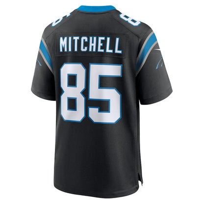 James Mitchell 85 Carolina Panthers Team Game Men Jersey - Black