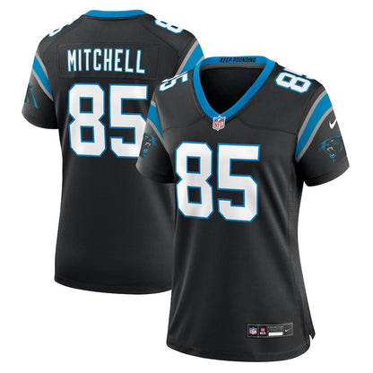 James Mitchell 85 Carolina Panthers Women's Team Game Jersey - Black