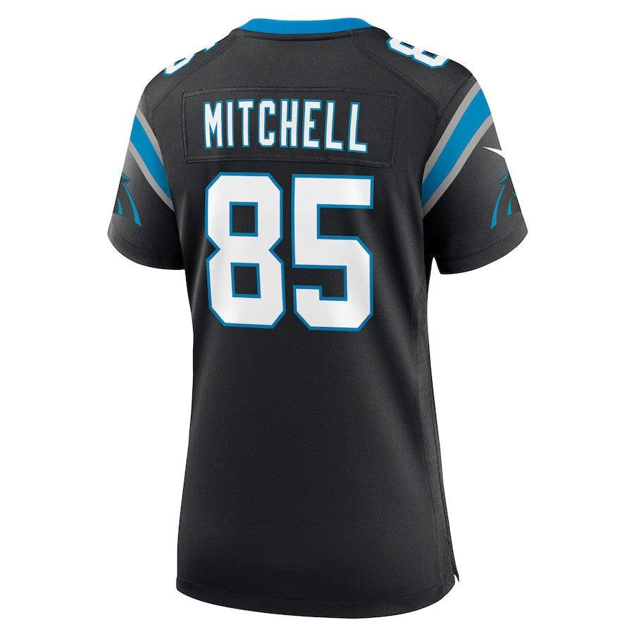 James Mitchell 85 Carolina Panthers Women's Team Game Jersey - Black