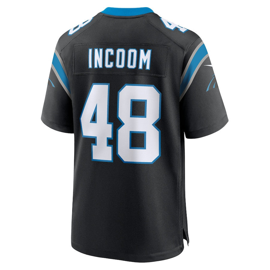 Thomas Incoom 48 Carolina Panthers Team Game Men Jersey - Black